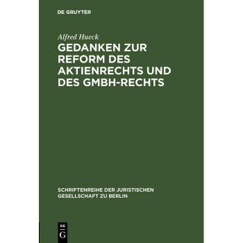Vitalsource Technologies, Inc. Gedanken zur Reform des Aktienrechts und des GmbH-Rechts
