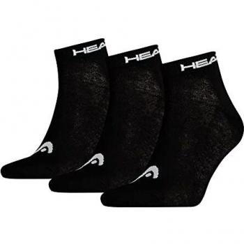 Head Quarter Sports Short Socks Trio – Black, EU 39‑42