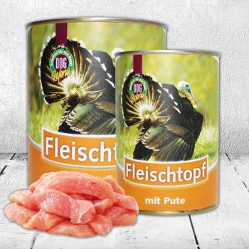 DOGREFORM Pute & Fleisch – 6 × 410 g, magenfreundlich, glutenfrei
