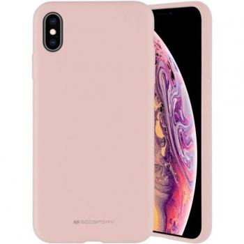 Custodia in Silicone Mercury Różowo-Piaskowy per iPhone 12/12 Pro 6,1
