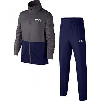 Survêtement Nike B NSW TRK Poly Enfants S Gris foncé/Bleu/Blanc