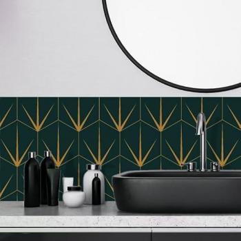 Lote de 2 placas decorativas adhesivas de PVC