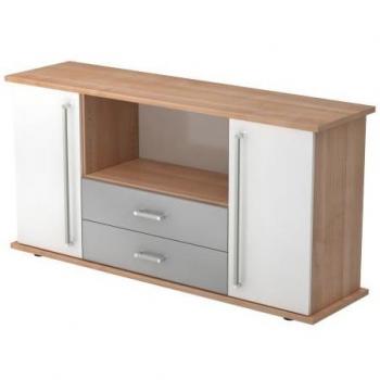 Armoire Basse KAPA avec portes et tiroirs