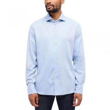 Eterna MODERN FIT Langarmhemd Herren rauchblau