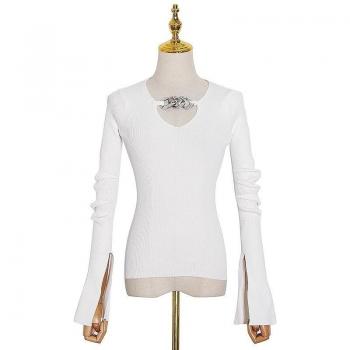 Jersey Húmedo Black Split para Mujer