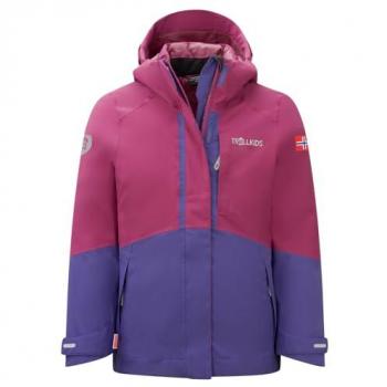 Trollkids Skanden 3-in-1 Children's Jacket Bright Berry