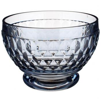 Villeroy und Boch Boston Schale, Kristallglas, Klar/Blau