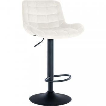 Bar Chic Metal Black Velvet Cream Seat – 100005446