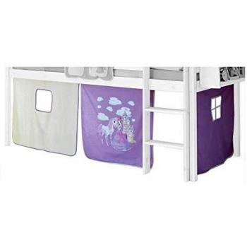 Rideaux de Princesse pour Lit Superposé en Coton
