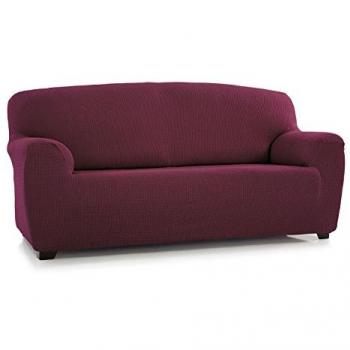 Housse de protection extensible pour canapé 2 places violet