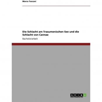 Die Schlacht am Trasumenischen See  und die Schlacht von Cannae
