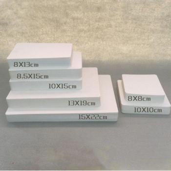 DIY Postkarten 100 Stück 8x8/10x10/8x13/9x15/13x19/15x22cm 350gsm Milchweiß