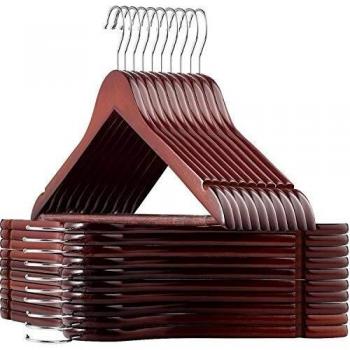Luxury Wooden Clothes Hangers (20 Pack)