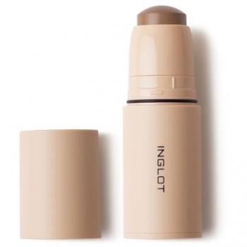 Bronzer Crème Stick Inglot Teinte 111 Marron Moyen 6.2 g