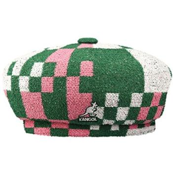 Turf Green Gingham Beret – Kangol Pop Jax XL