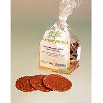 Vollmilch-Dinkelwaffeln in Schokolade von Blattert Mühle, 200 g
