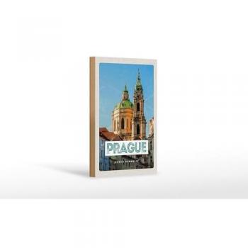 Holzdeko St. Nikolaus Kirche 12x18cm