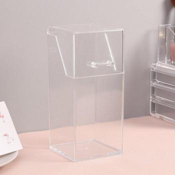 Makeup Brush Bucket with Eyebrow Pencil Holder