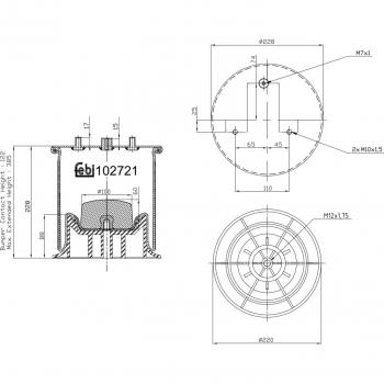 Federbalg FEBI BILSTEIN 102721