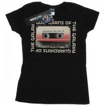 T-shirt nera donna Marvel Guardians of the Galaxy Awesome Mix Vol. 2