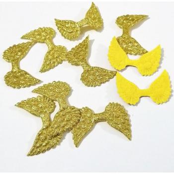 Colección de Alas Angelicales 20×5 cm – Insertos para Pasteles infantiles