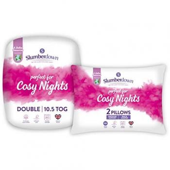 Slumberdown All-Season 10.5 Tog Double Duvet with 2 Pillows