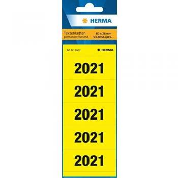 HERMA Inhaltsschild 2021 60x26mm VE=100 Stück