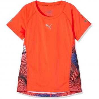 PUMA Jungen T-Shirt Active Dry Training Tee G, Red Blast-AOP, 152