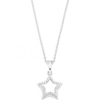 Collar de plata 925 con circonitas brillantes