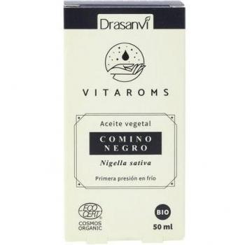 Drasanvi Vitaroms Aceite Vegetal Comino Negro Bio (Primera Presion Frio) Ecocert , 50 ml