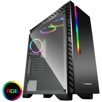 Game Max Fusion: Mid-Tower ATX Case with Spectrum Fans & RF Controller