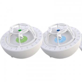 USB Mini Dishwasher Ultrasonic 2 Pcs Compact Dish Washing Machine Blue Green