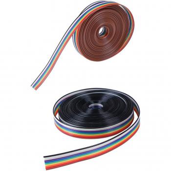 Cinta 28AWG Arcoíris 5 m 10P
