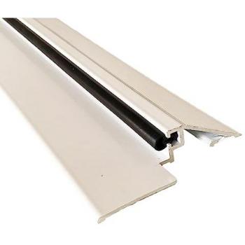Porte seuil aluminium pour personnes à mobilité réduite (PMR) – blanc laqué, 730 mm