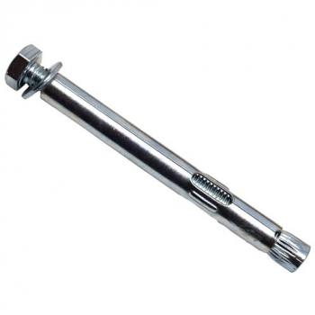 MasonMate M10 x 100mm Hex Loose Bolt Sleeve Anchor Pack of 50, Silver