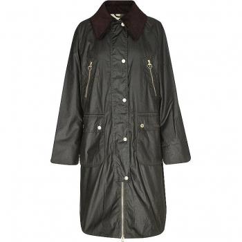 Barbour Ebberston Women's Long Waxed Trench Coat