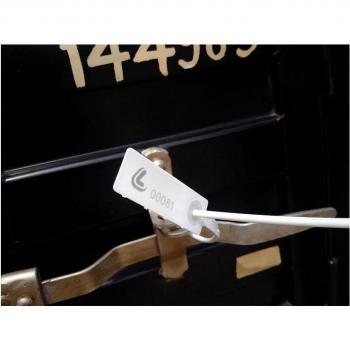 Set di 10 Sigilli di Sicurezza in Polipropilene con Inserto Metallico LAMPA