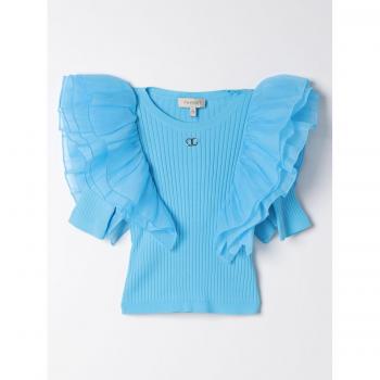 Pull Giglio Enfant Turquoise 14