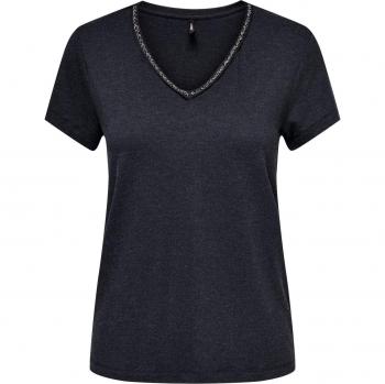 Camiseta azul Moster de Only para mujer