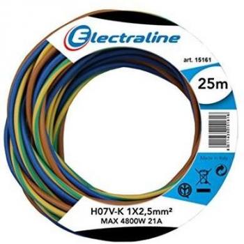 Cavo Unipolare 1x2.5 mm N07V-K, 25 mt