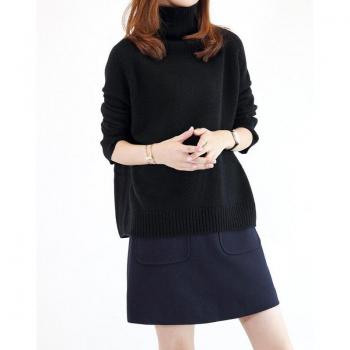 Sweater col roulé pour filles