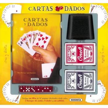 Cartas y dados.