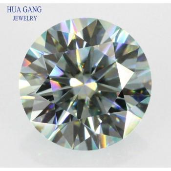 Bijou Moissanite 0,5 Carat Bleu Clair 5,0mm VVS1 Coupe Brillante