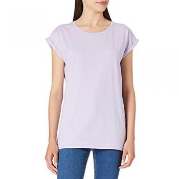 Build Your Brand Extended Shoulder T-Shirt für Damen