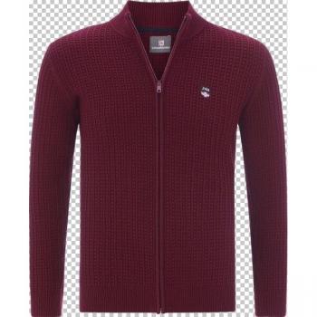 ONERVA Strickjacke für Männer – Dunkelrot 3XL
