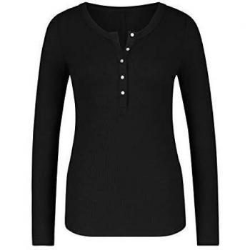 Chemisier de nuit Hunkemöller noir M longue manche