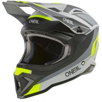 Casco Moto Cross Enduro Oneal 1SRS Helmet Multi Nero Giallo taglia XL