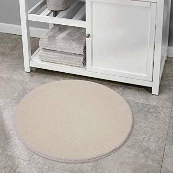 VANZAVANZU Non Slip Bath Mat Round Thickened Bath Rug
