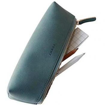 Fyore Slim Design PU Leather Pencil Case with Zipper