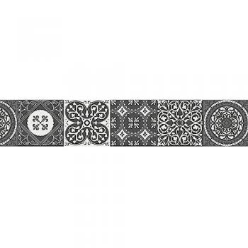 Autocollant Mural Carreaux de Ciment 15x300 cm